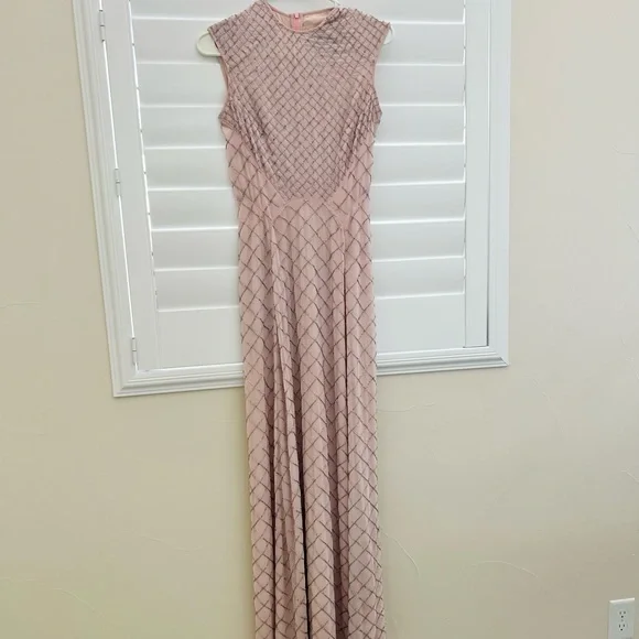 light blue satin maxi dress Yumi Kim | Rush Hour Silk Maxi Dress | M